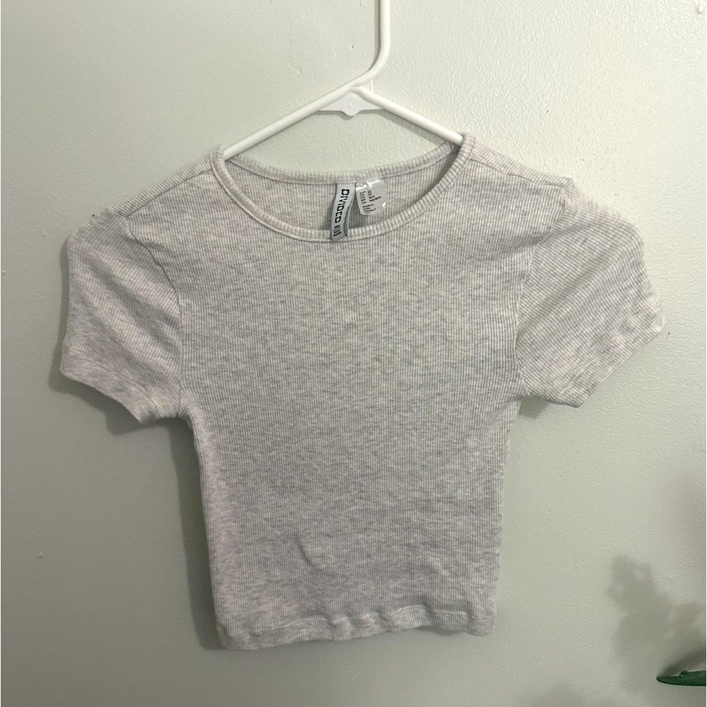 Light Grey Baby Tee